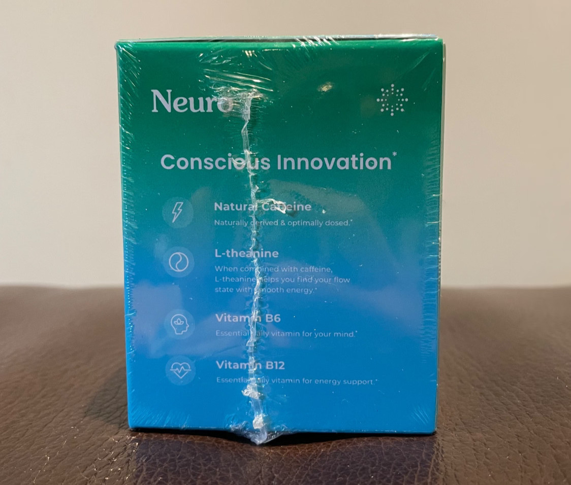 Neuro Energy & Focus Gum, Variety Pack (3 Flavors), 6 Pack (54 Pieces)