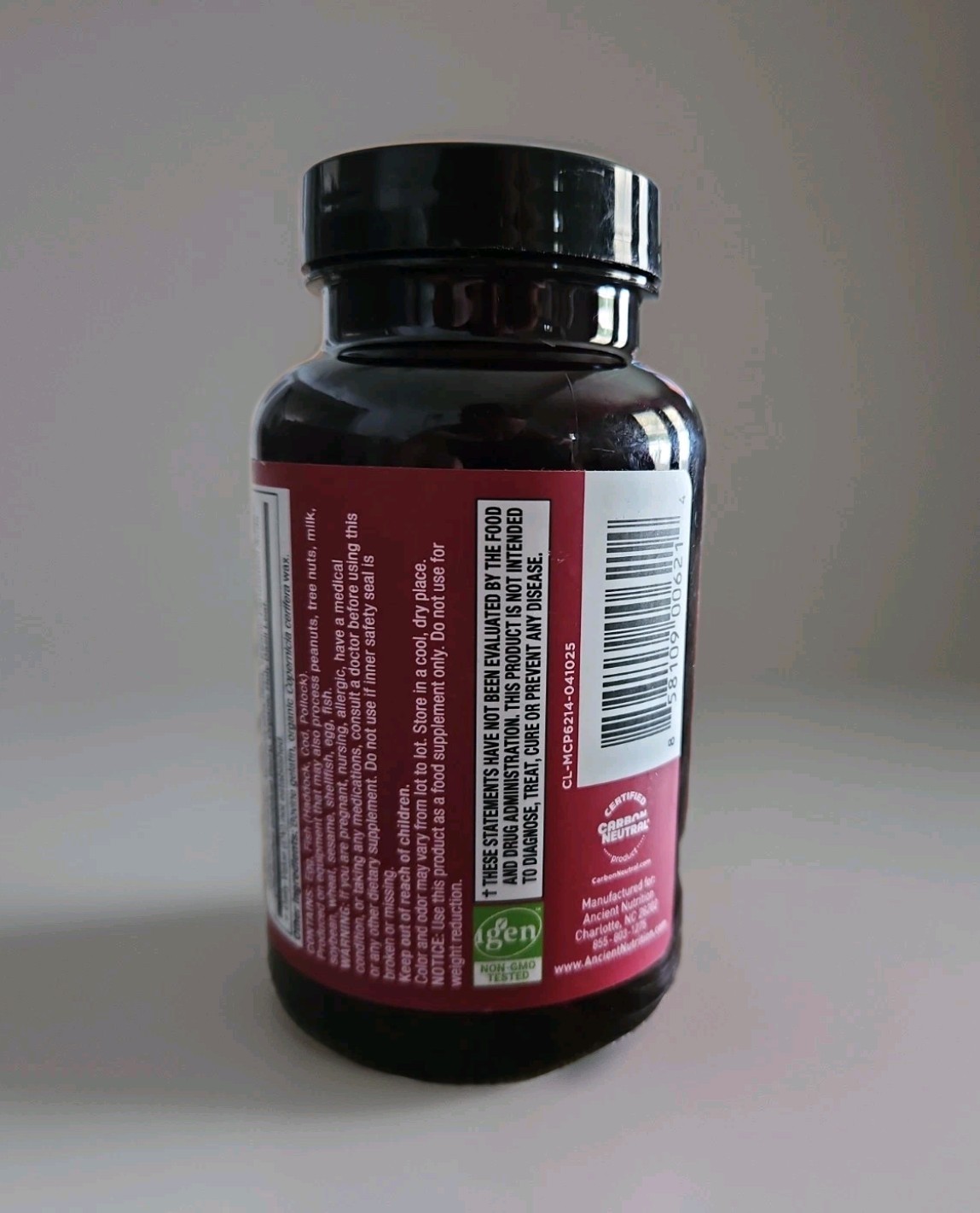 Ancient Nutrition Multi Collagen 90 Caps Supports Healthy Skin, Nails, 09/28