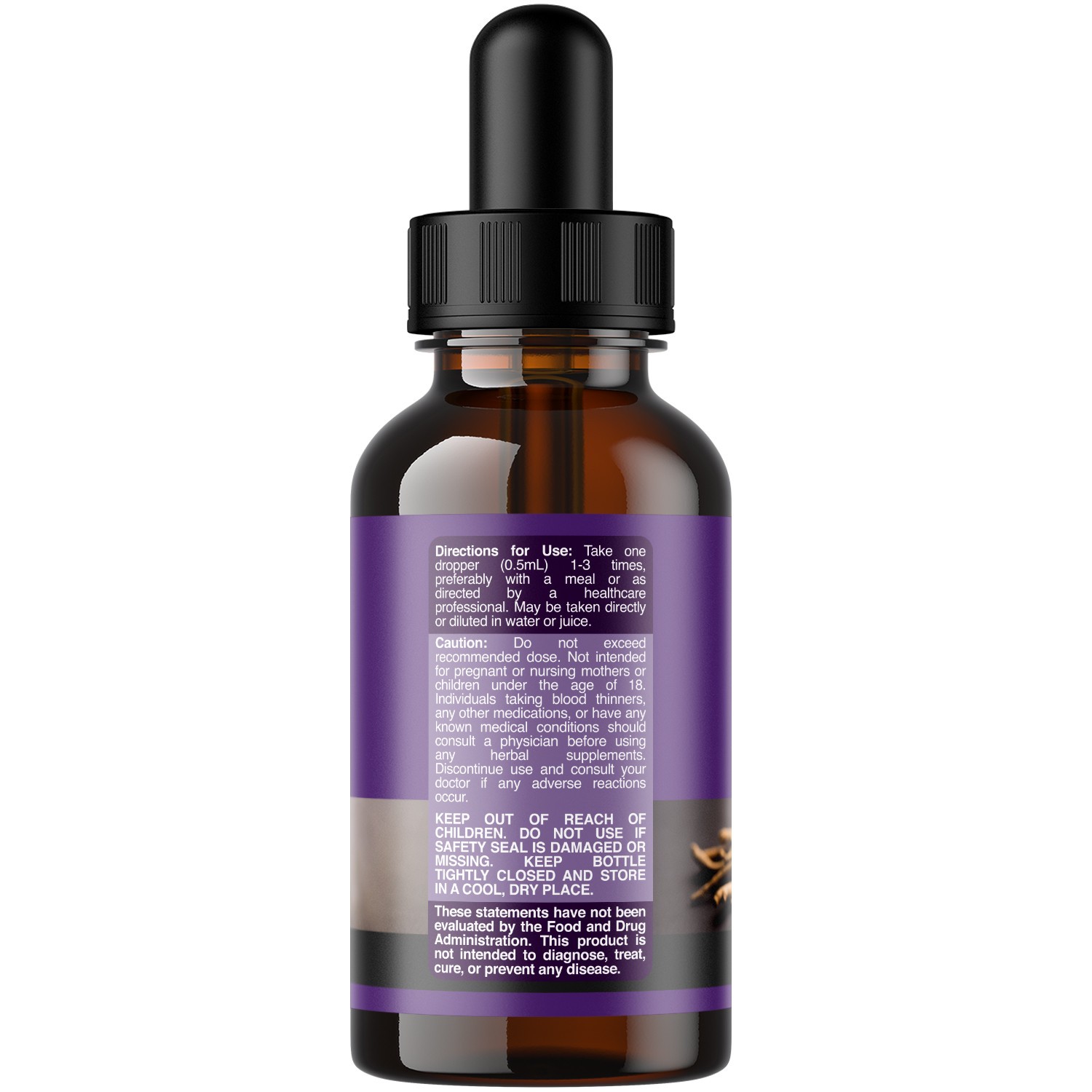 USDA Organic Ashwagandha Liquid Drops – Vegan Liquid Ashwagandha Root Extract