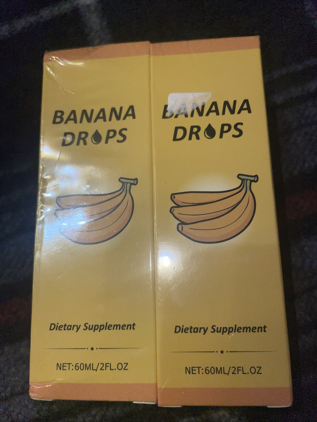 Banana Drops for Weight Loss Liquid Dietary Supplement 2-pk Exp 6/27