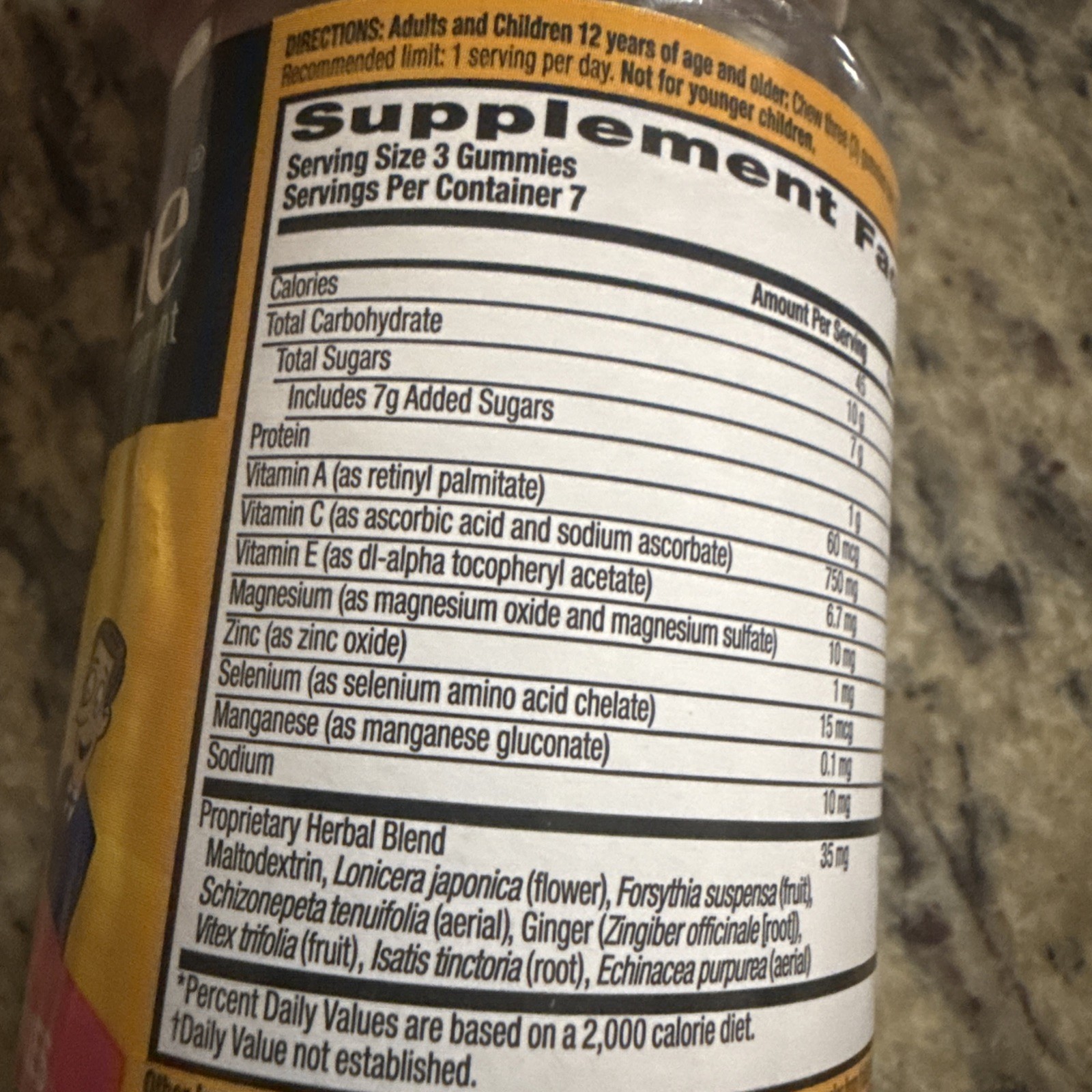 GNC Vitamin C-500 mg Antioxidants Immune Support 250 VegCaps/Airborne 21 Gummies