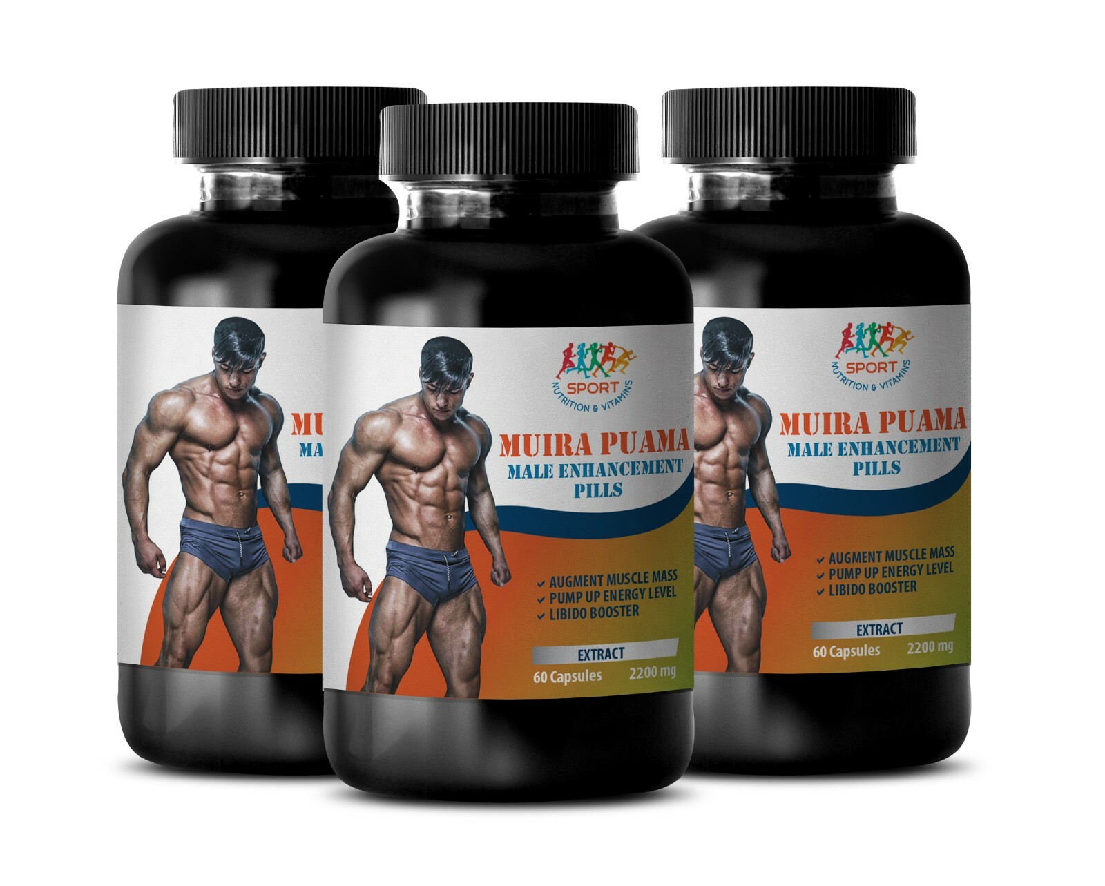natural libido booster – Muira Puama Extract 2200mg 3B – augment muscle weight