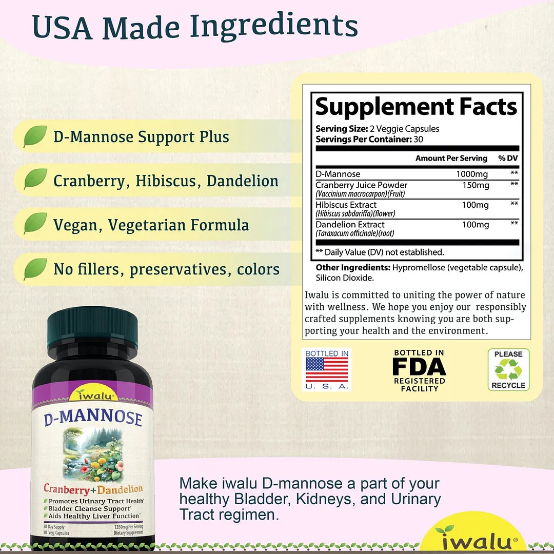 Natural Supplements Urine Health | Best Supplement Capsules FREE SHIP