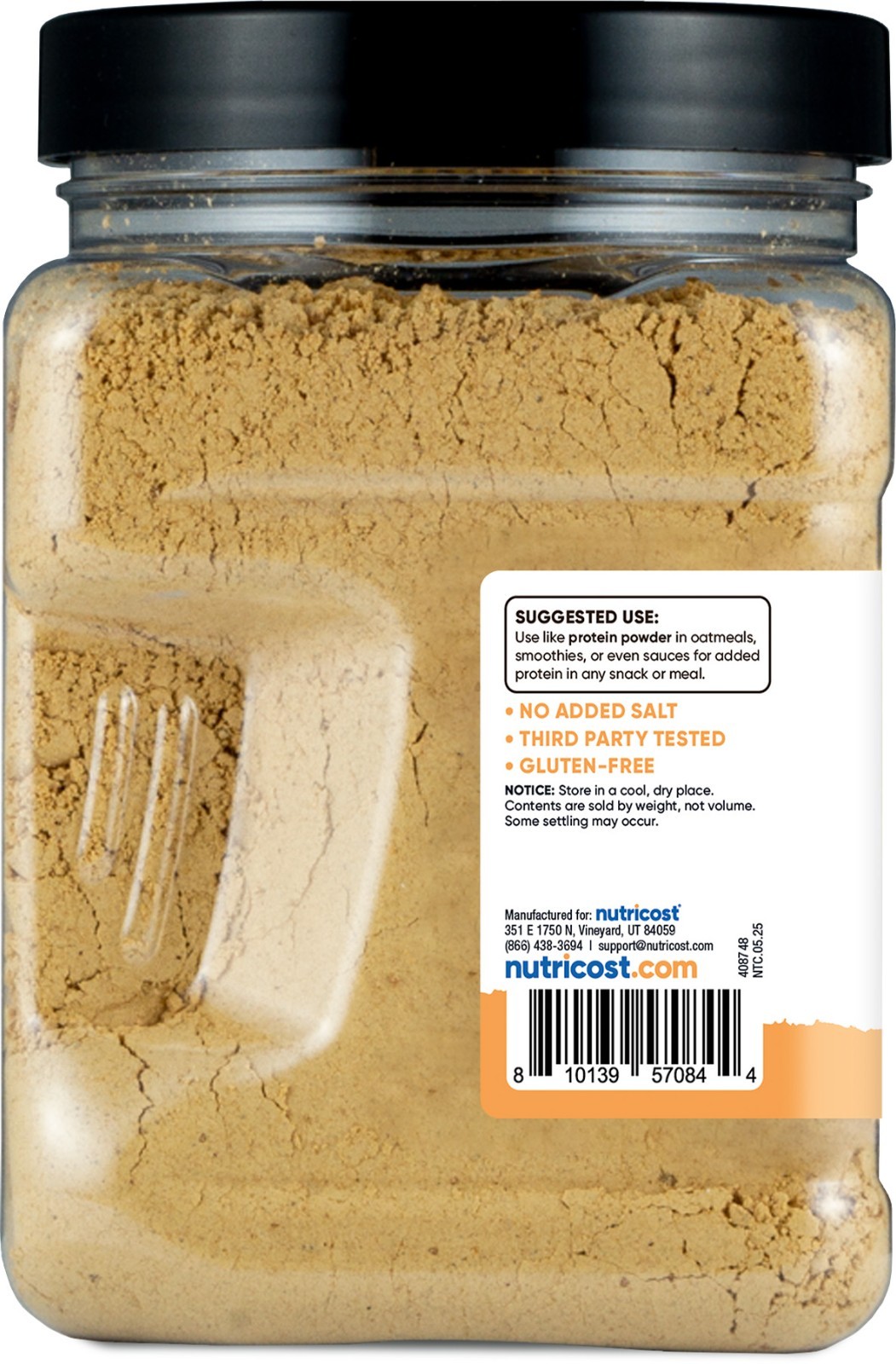 Nutricost Pantry Organic Peanut Butter Flour Powder (12.6 oz) – Non-GMO