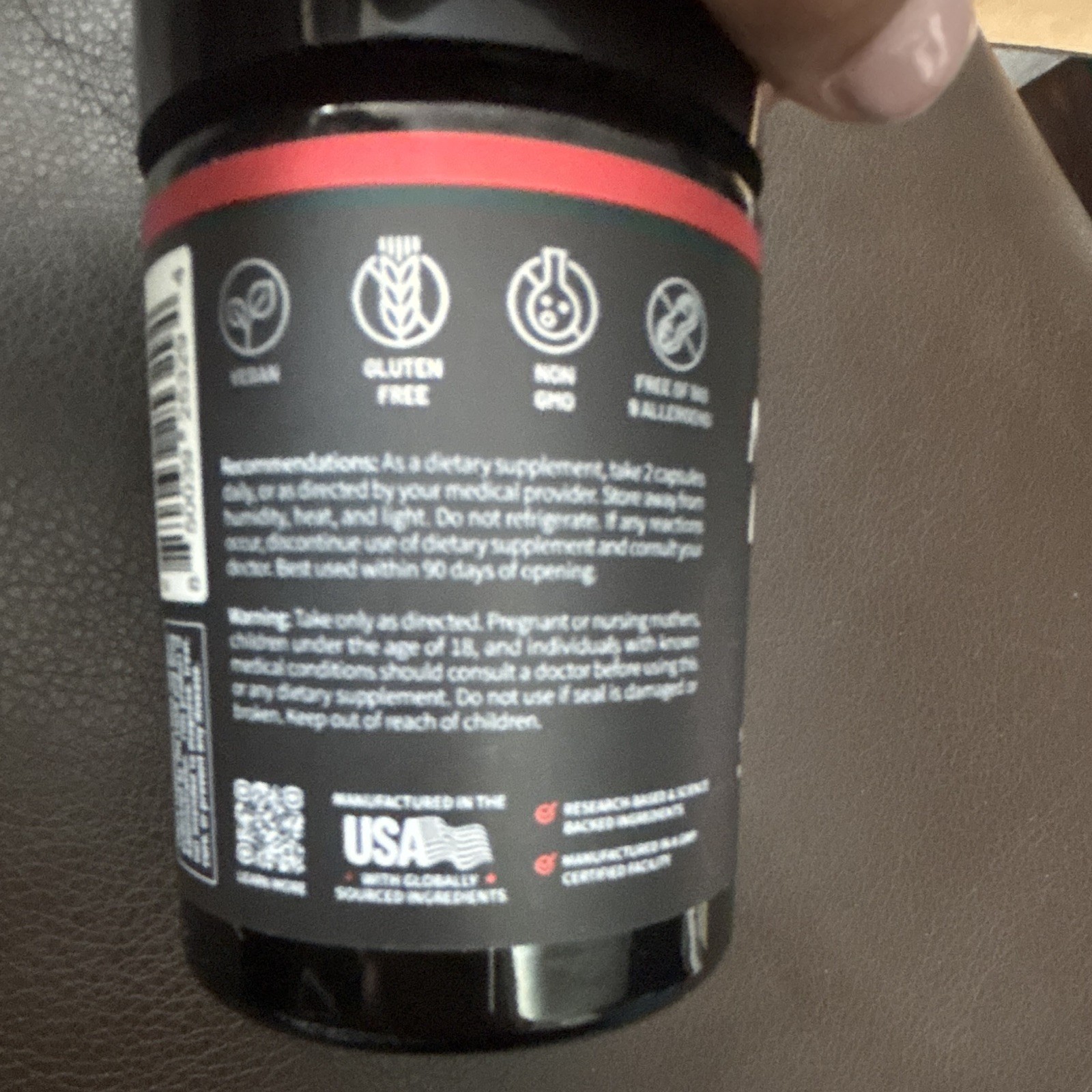 SNAP Nitric Oxide Booster Vegan 60 Capsules Blood & Circulatory Exp 06/2028