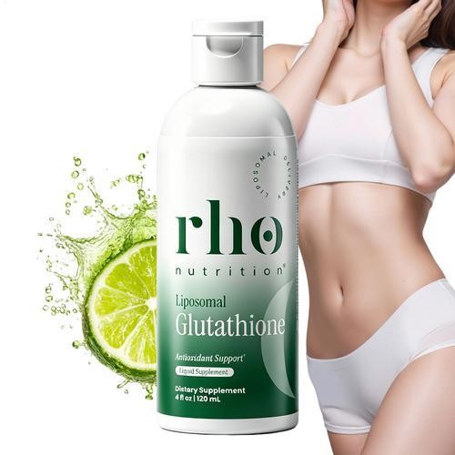 Rho Nutrition Liposomal Glutathione Liver Support Supplement 120ml