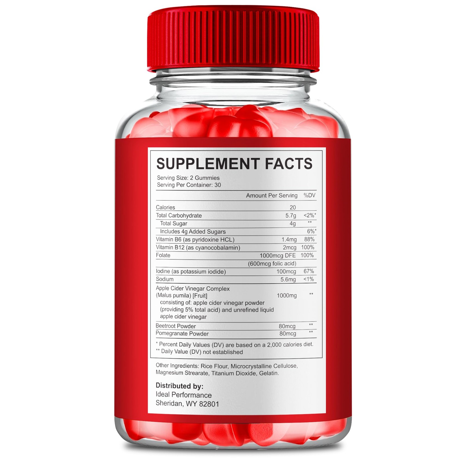 Fitfive Weight Management Digestive Supplement – 180 Gummies (3 Pack)