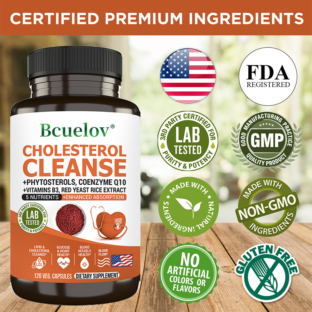 Cholesterol Cleanse – Lower Cholesterol Healthy Heart Blood Vessels Blood Flow