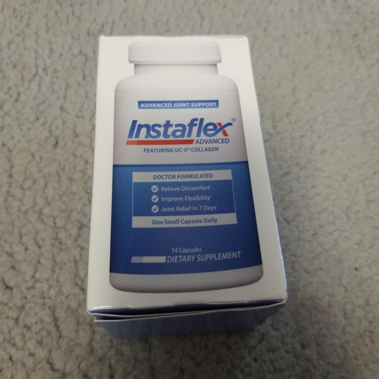 Instaflex Advanced Joint Support 14 Caps UC-II Collagen Dietary Exp 12/27 New