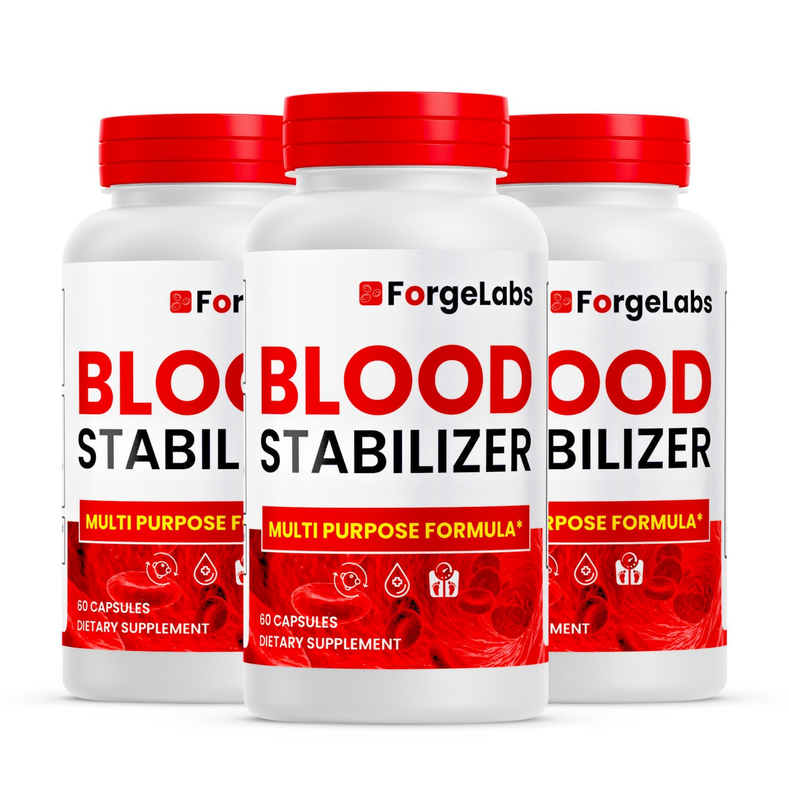 ForgeLabs Blood Stabilizer, Multi Purpose Formula dietary supplement (180ct)