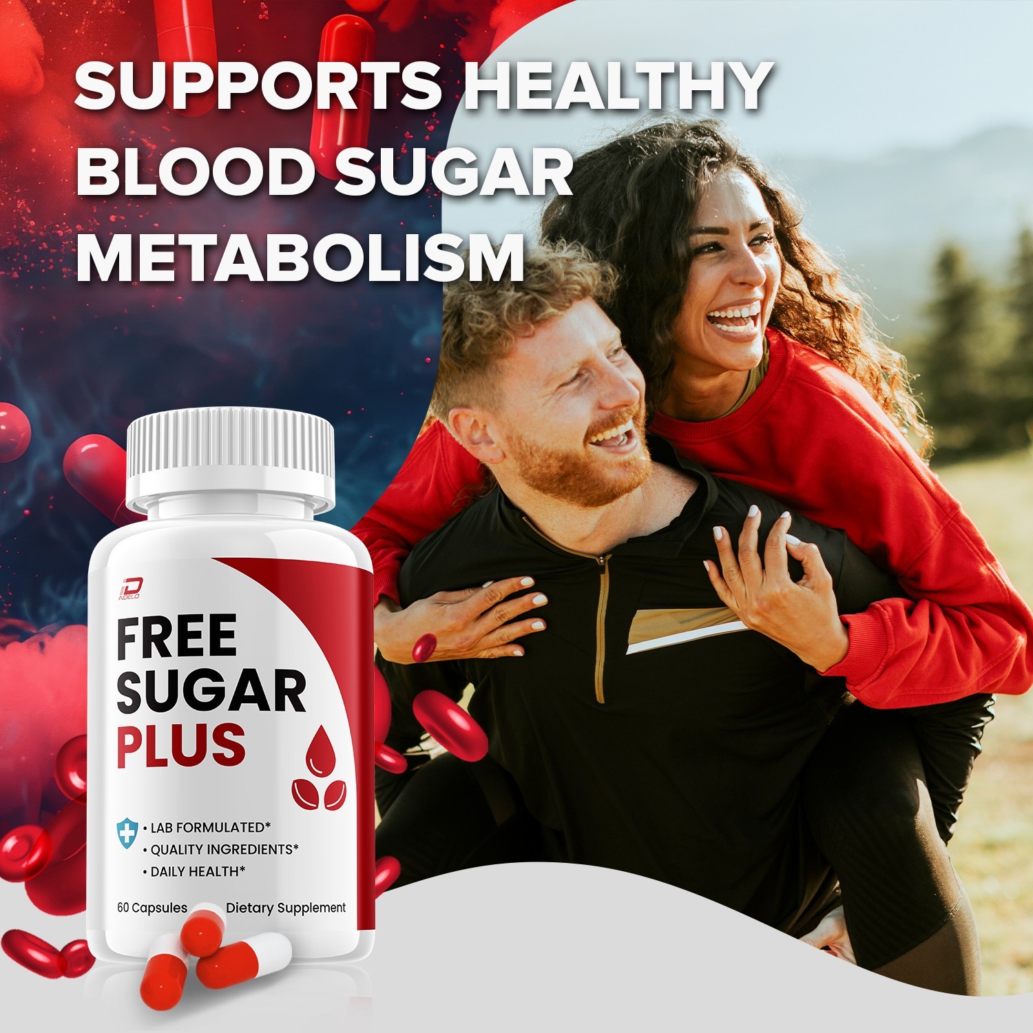 (3 Pack) Free Sugar Plus Capsules – Free SugarPlus Natural Blend Glycogen