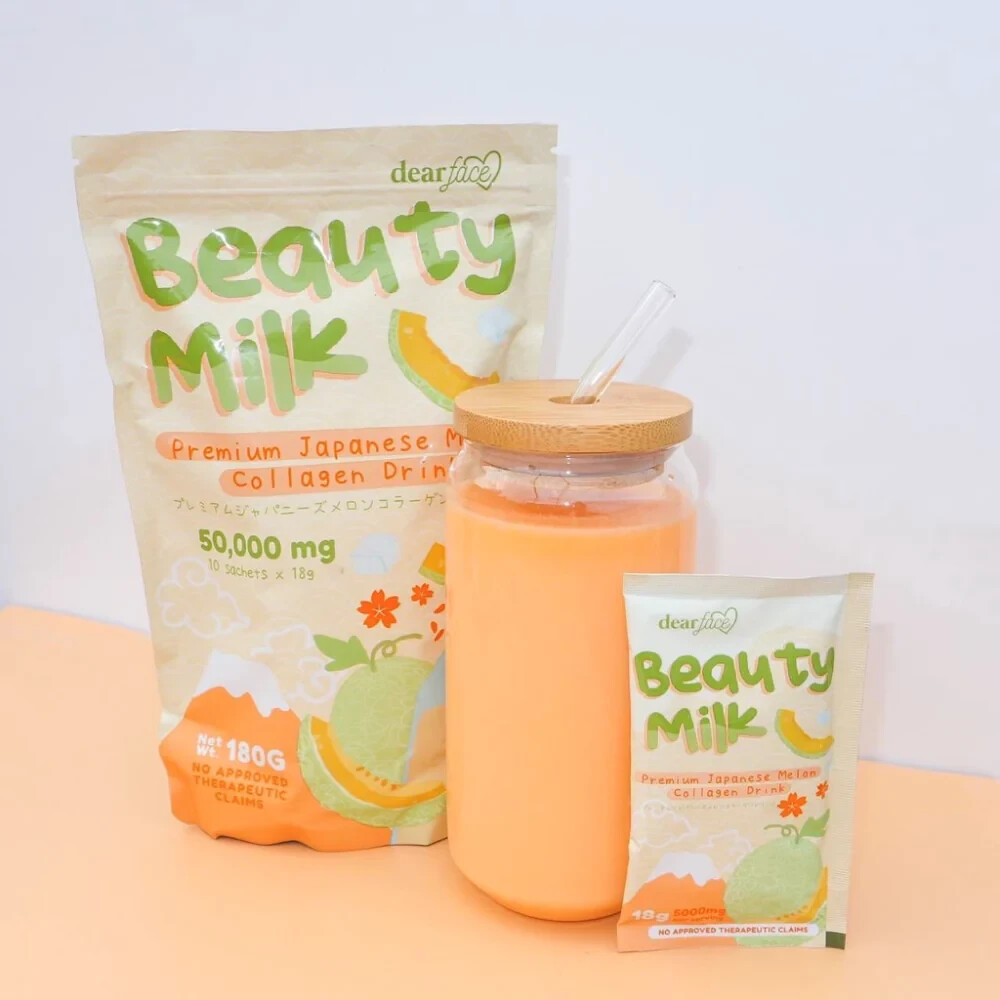 Dear Face Beauty Milk Melon Drink