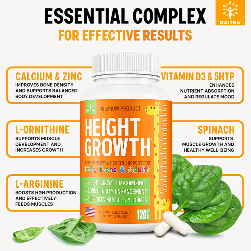 Height Increasing Agent, Growth Promoting Capsule, Height Increasing Supplement