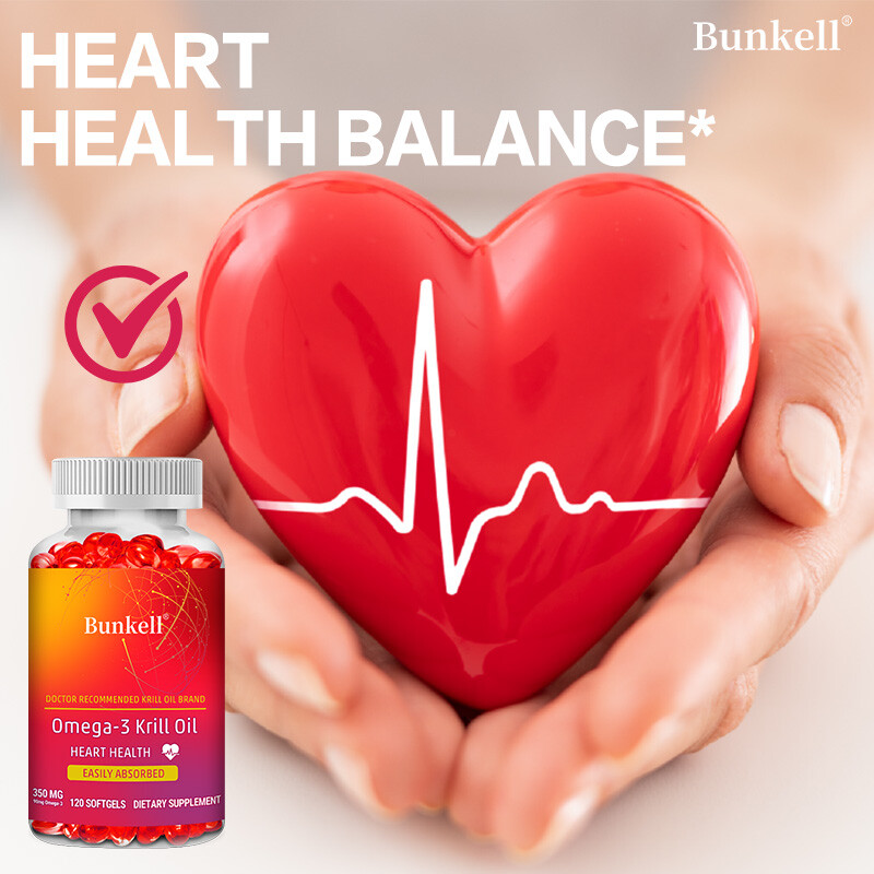 Omega 3 Krill Oil 350mg with EPA, DHA and Astaxanthin, Heart Health
