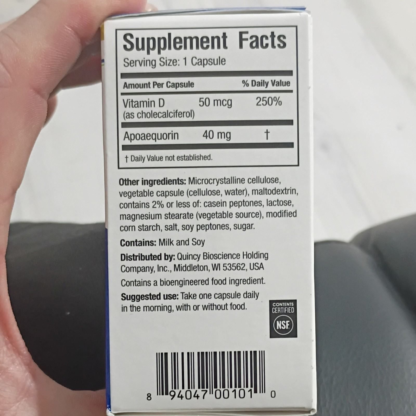 Prevagen Professional Vitamin D & Apoaequorin 30 Capsules Brain Health