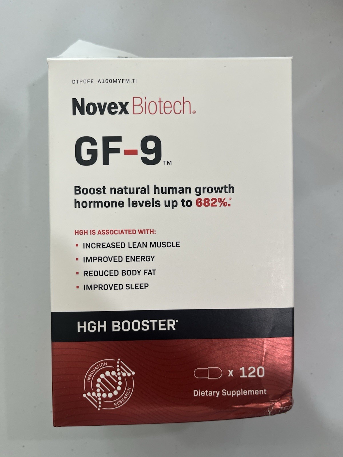 Novex Biotech GF-9 GH Boosting Supplement 84 Count – EXP 10/27