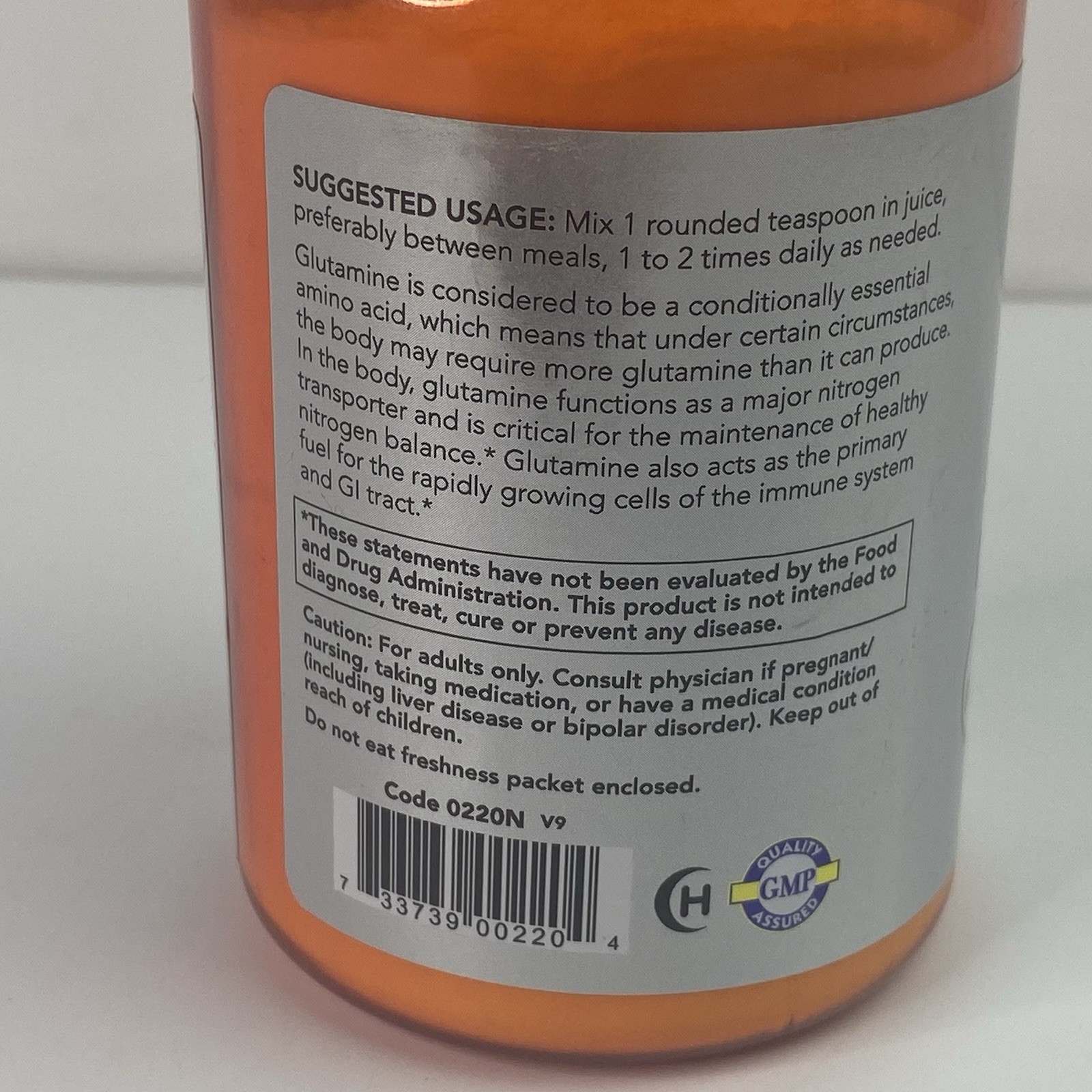 Now Foods Sports • L-Glutamine Powder 6 Oz / 170g Powder Supplement Amino Acids