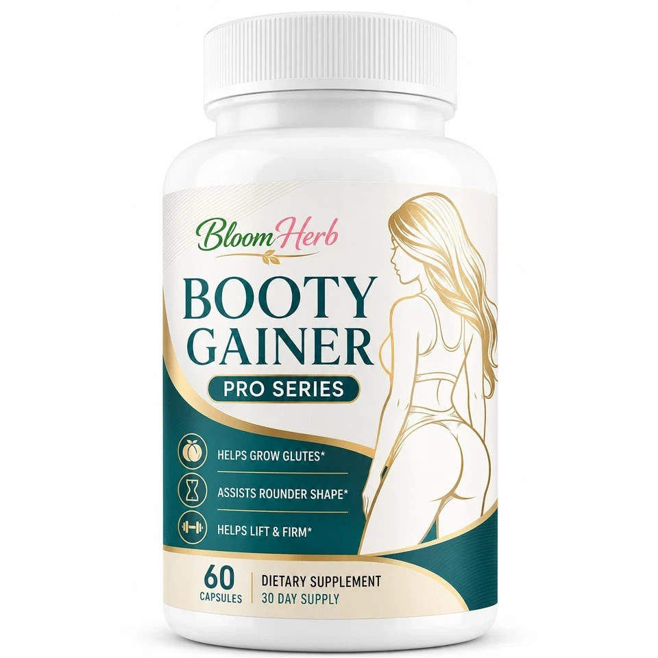 BloomHerb Booty Gainer Capsule Butt Enhancement Buttock Hip Enlargement – 3 Pack