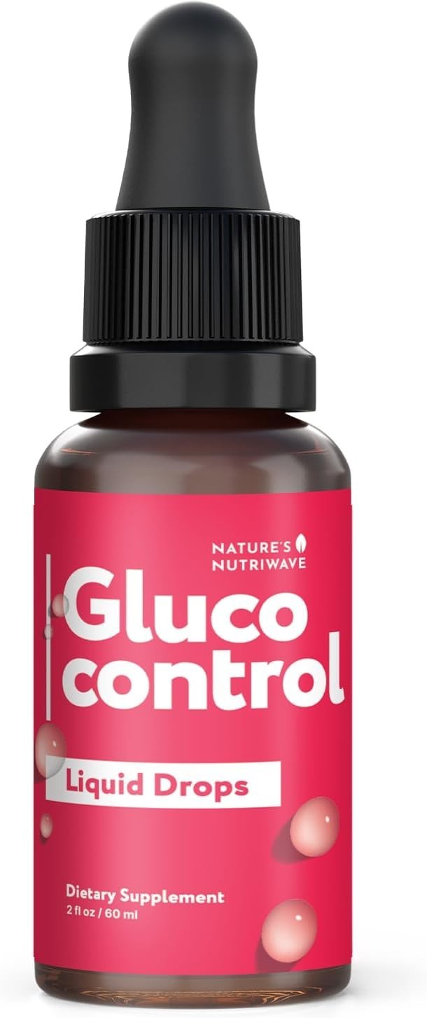 GlucoControl Daily Liquid Botanical Supplement – Chromium & Maca Root – 2oz 60ml