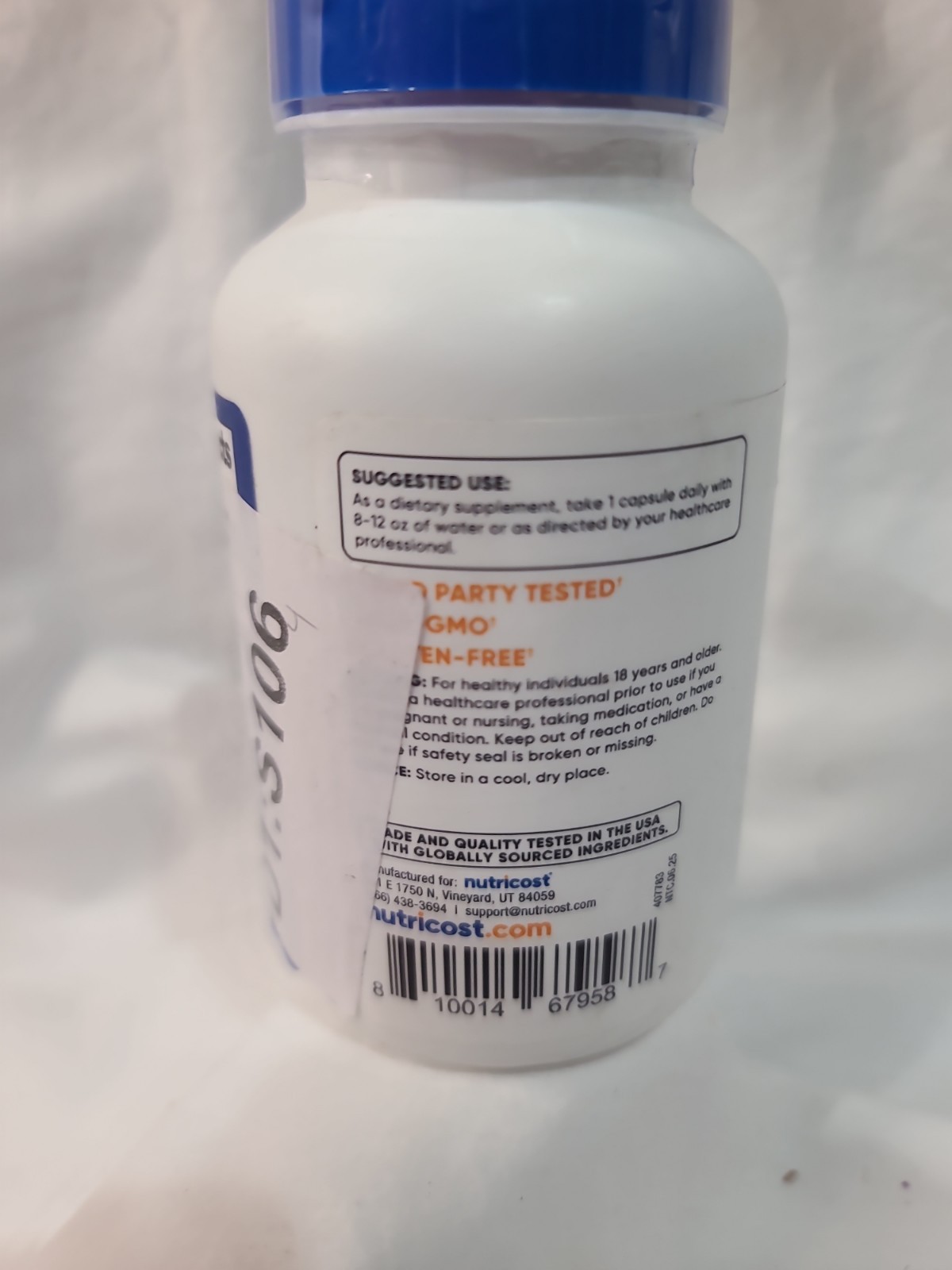 Nutricost Yohimbine HCl 5mg, 240 Capsules – Non-GMO, GF -EXP 07/2028
