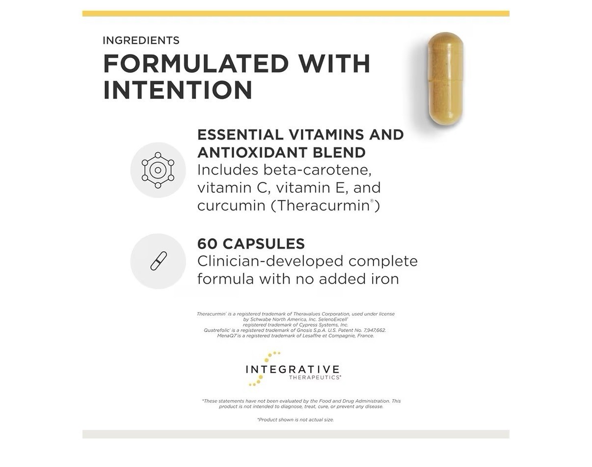 Integrative Therapeutics Clinical Nutrients HP Daily Multivitamin No Iron 60caps