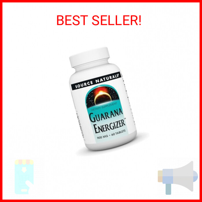 Source Naturals Guarana Energizer, Dietary Supplement – Supports A Long Lasting