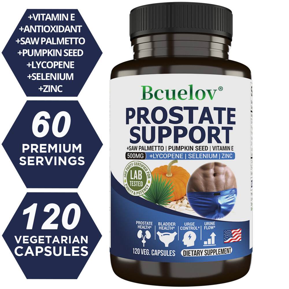 Prostate Support – Saw Palmetto – Bladder Health, URGE Control, Urine Flow