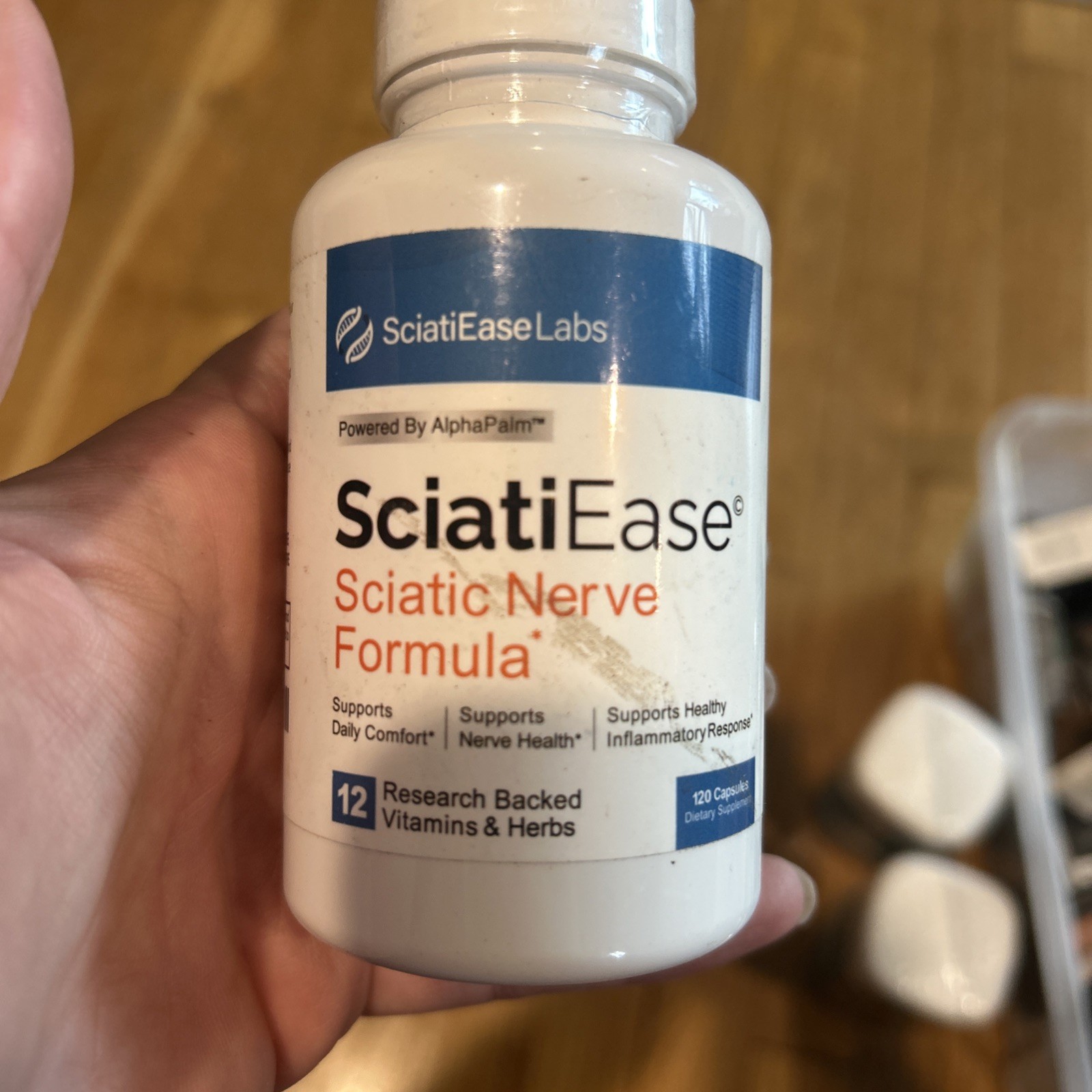 SciatiEase Labs Sciatic Nerve Formula 120 Capsules exp: 12/2026
