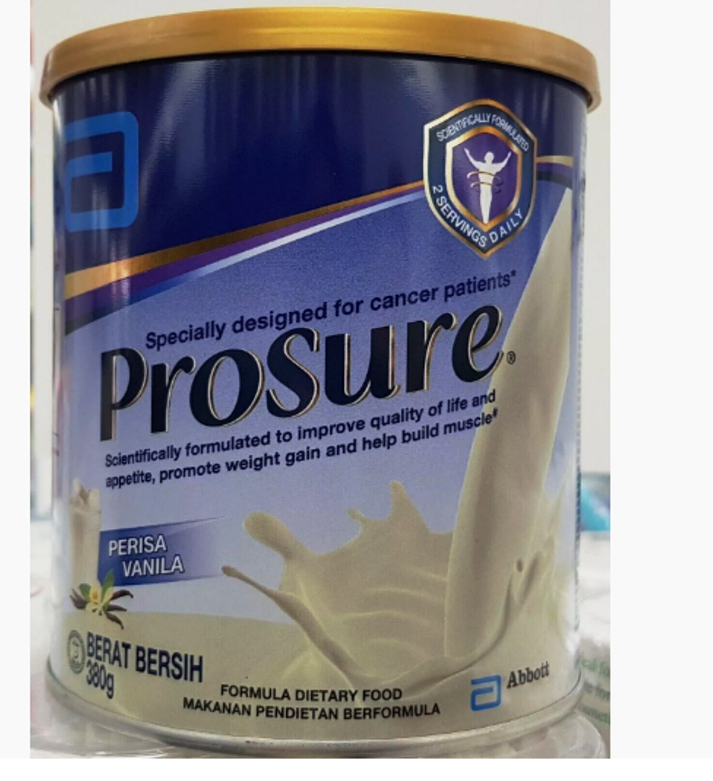8 X Pro Sure VANILLA MILK 380g Improve Appetite High Protein Prebiotic EPA DHL