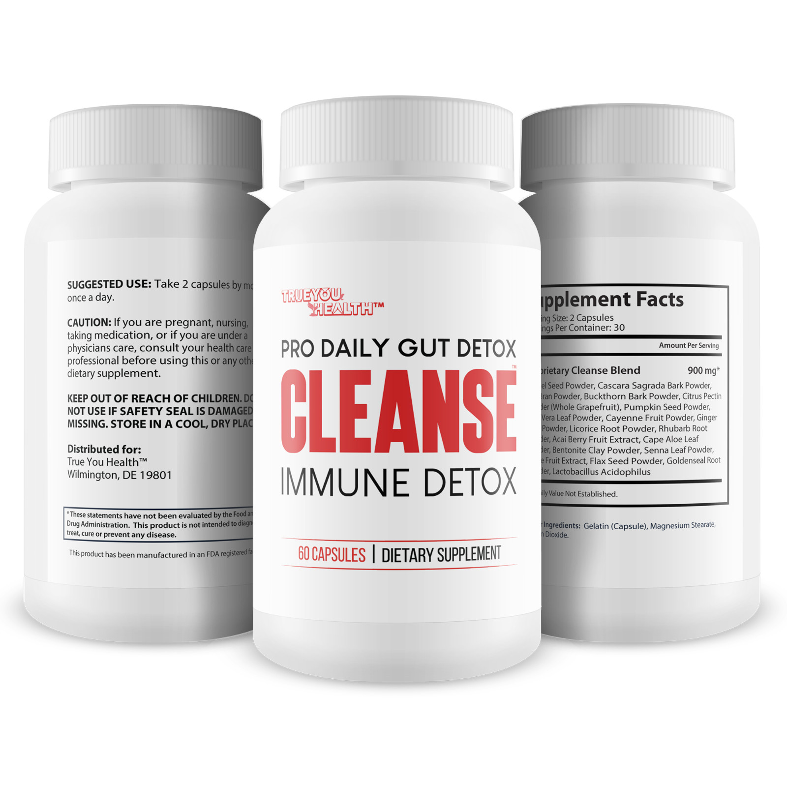 Pro Daily Gut Detox Cleanse Immune Detox – Detox Cleanse with Probiotics