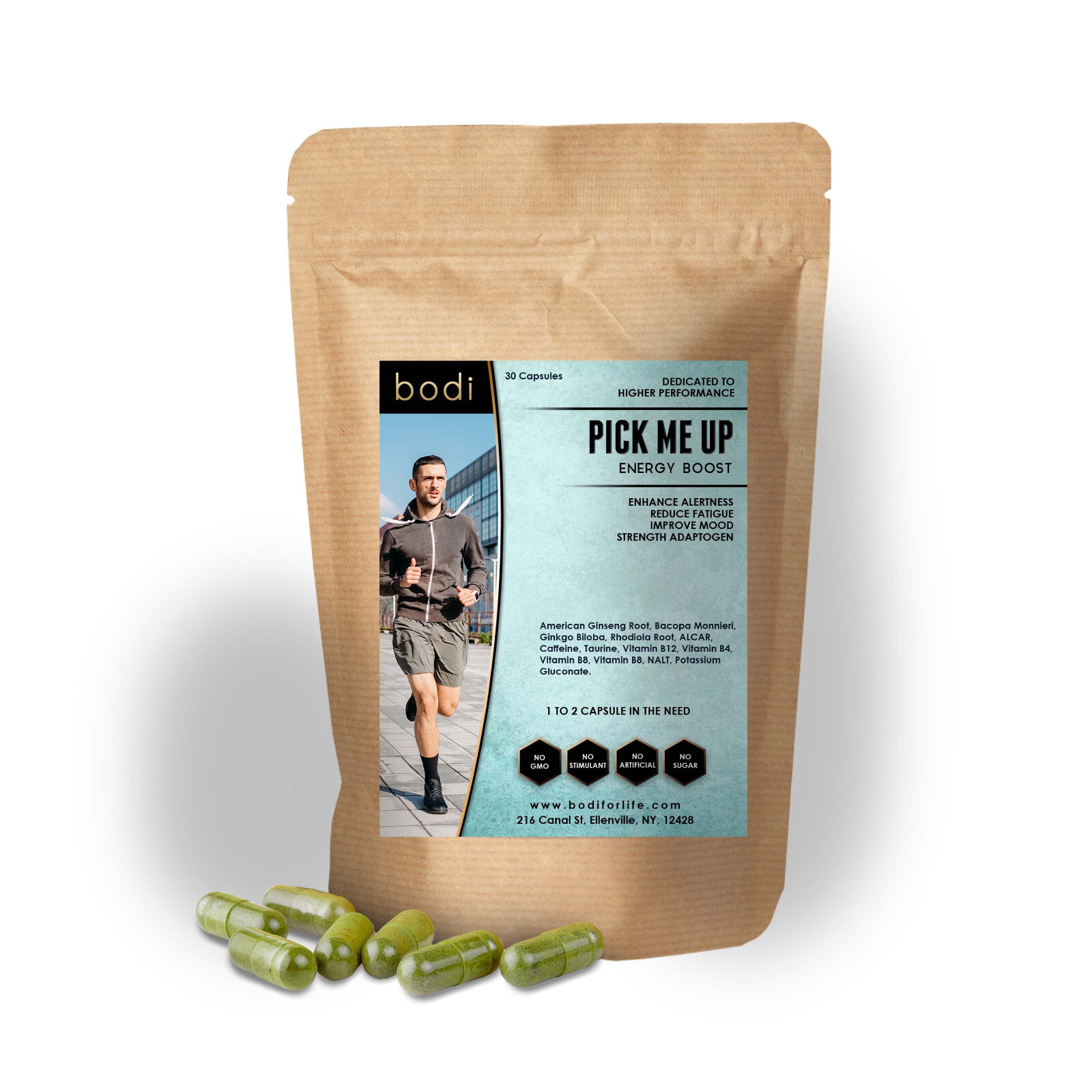 PickMeUp Capsule | 60 Capsules | 100% Pure Natural Hand Crafted