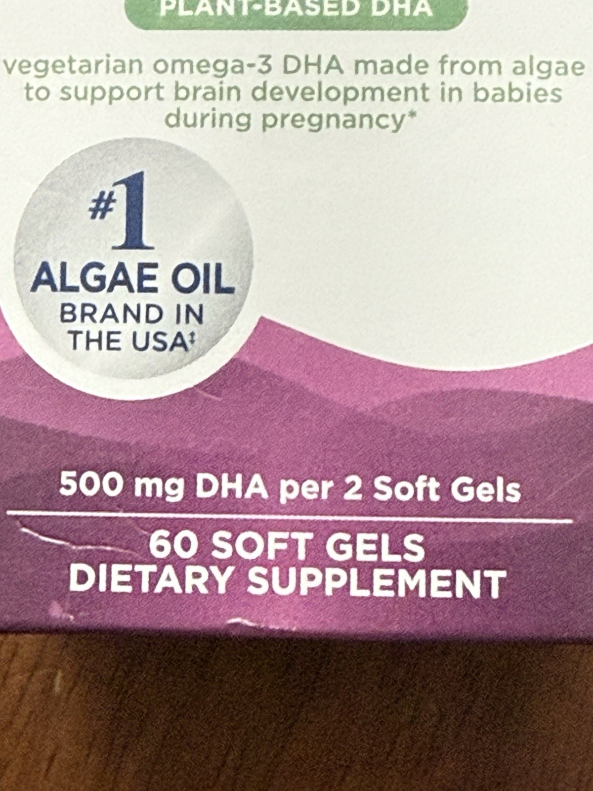 Nordic Naturals Plant Based Vegan Prenatal 500 mg DHA