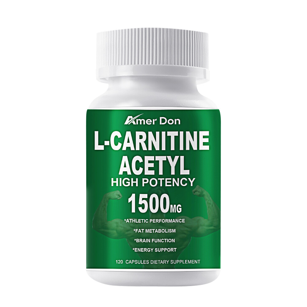 ACETYL L-CARNITINE 1500mg TABLETS Nervous System Health Antioxidant 120 CAPSULES