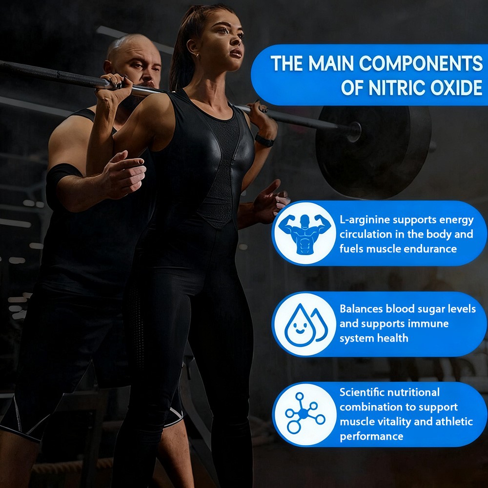 L Arginine Nitric Oxide L Citrulline Supplements Muscle Health 30-120 Capsules