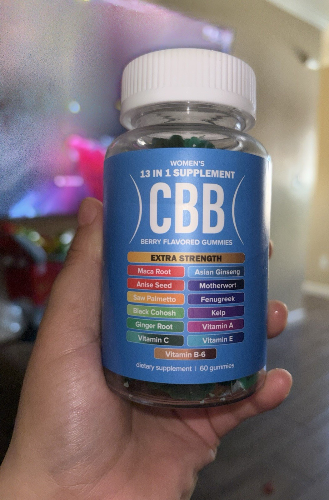 CBB Women’s 13 in 1 Supplement Berry Flavored Gummies 60 Count