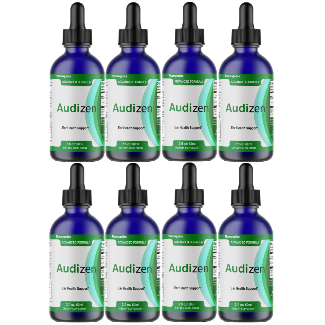 Audizen Ear Health Support Liquid, (8 Bottles) Genuine Ear Health Drops