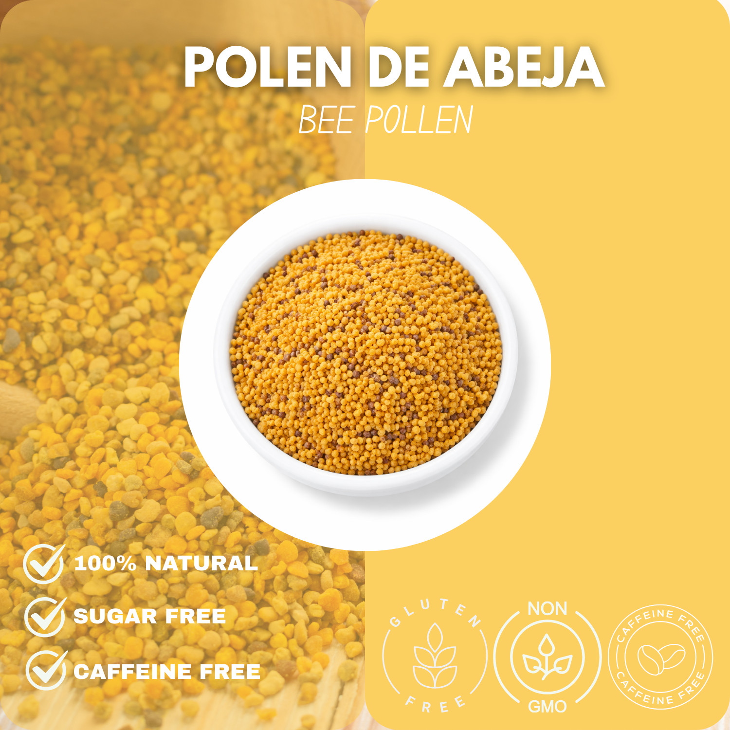 GREEN ROYALTY BEE POLLEN GRANULES 10OZ (POLEN DE ABEJA)ALL PURPOSE