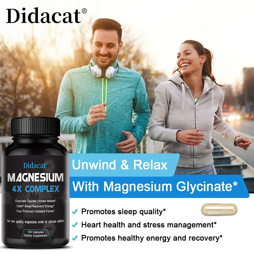 4x Magnesium Complex – Magnesium Malate, Glycinate, Taurate, Orotate