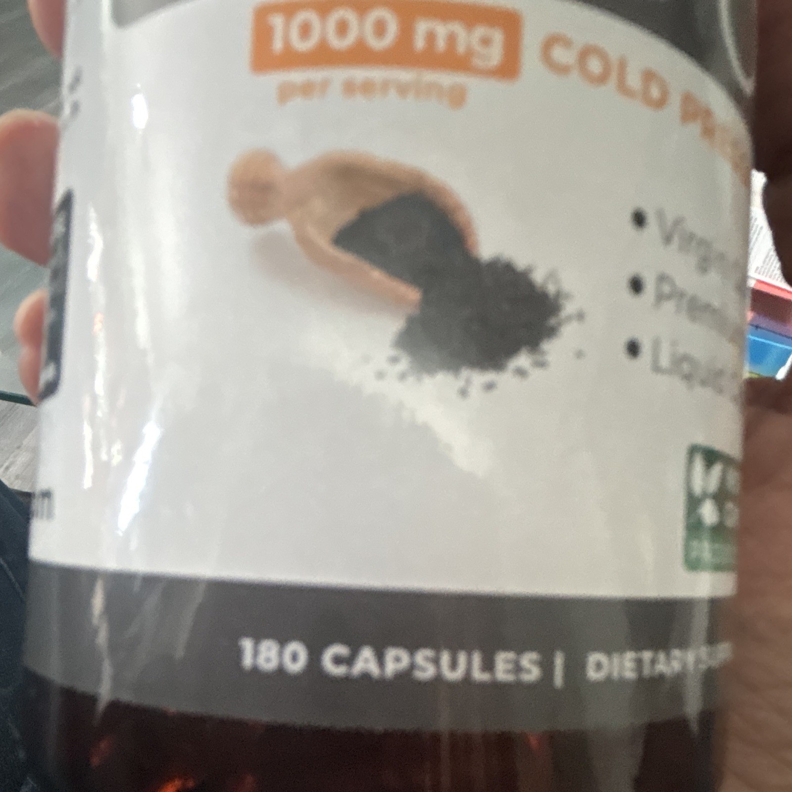 Healths Harmony Black Seed Oil 1000mg Cold Pressed Vegan 180 Caps 05/2028