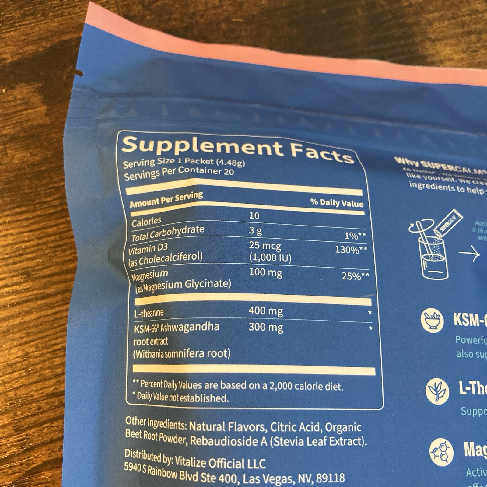 Nello Supercalm Raspberry Lemonade 20 Packets