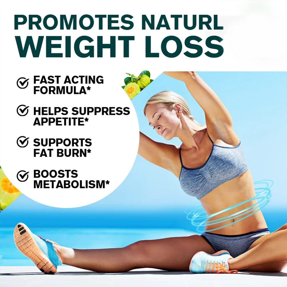 GARCINIA CAMBOGIA 1600mg 50% HCA Extract Weight Loss Capsules – Fat Burner