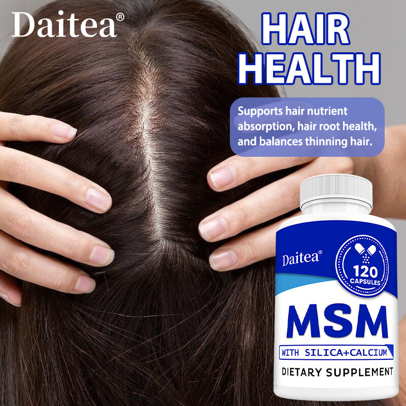 Msm With Silica + Calcium – Supports Hair Growth, Joint Health And Immunity