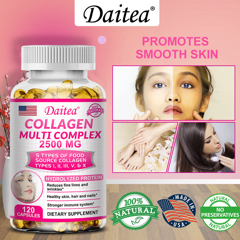 Collagen Complex 2500 mg strengthens the immune system for healthy skin