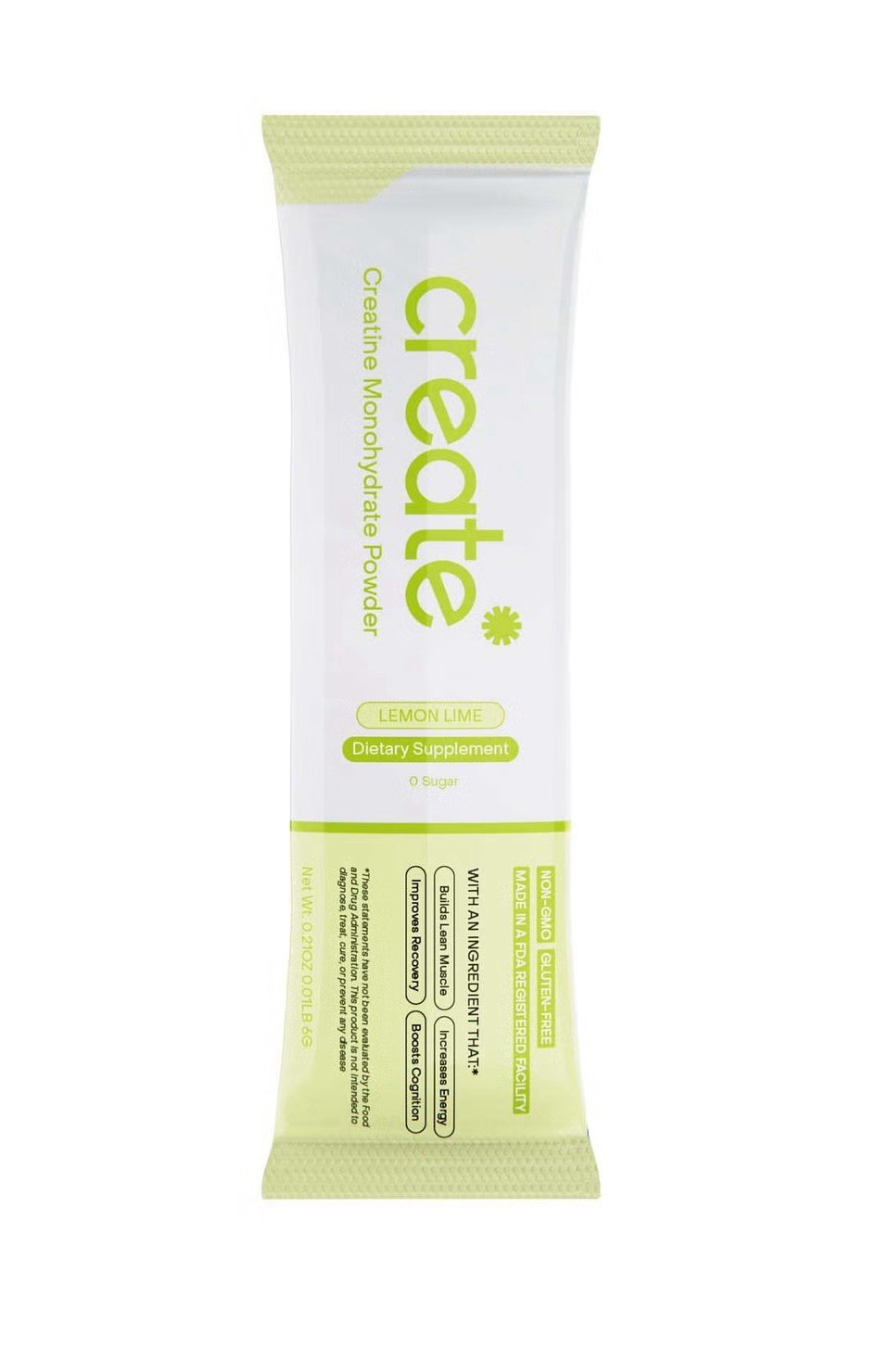 Create Creatine Monohydrate Powder Mixed Berry 5g Sugar-Free Vegan 30 Packs