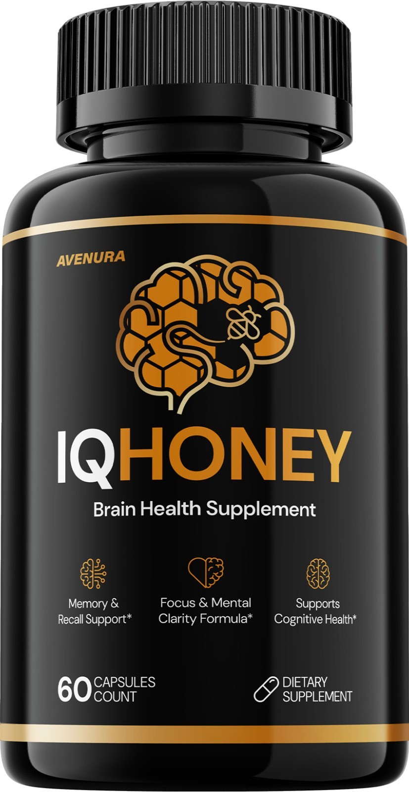 (1 Pack) IQ Honey Capsules – IQHoney Pills Advanced Formula Brain Health Support
