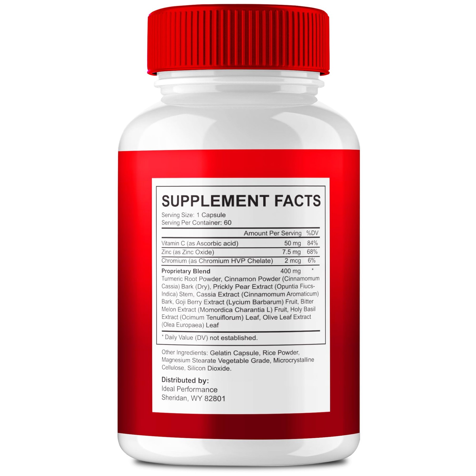 Gluco Armor Blood Sugar Support Metabolic Health Supplem – 120 Capsules (2 Pack)