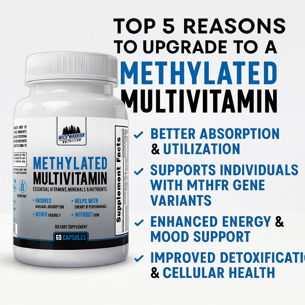 Methylated Multivitamin – Without Iron | Methylfolate | Methylcobalamin