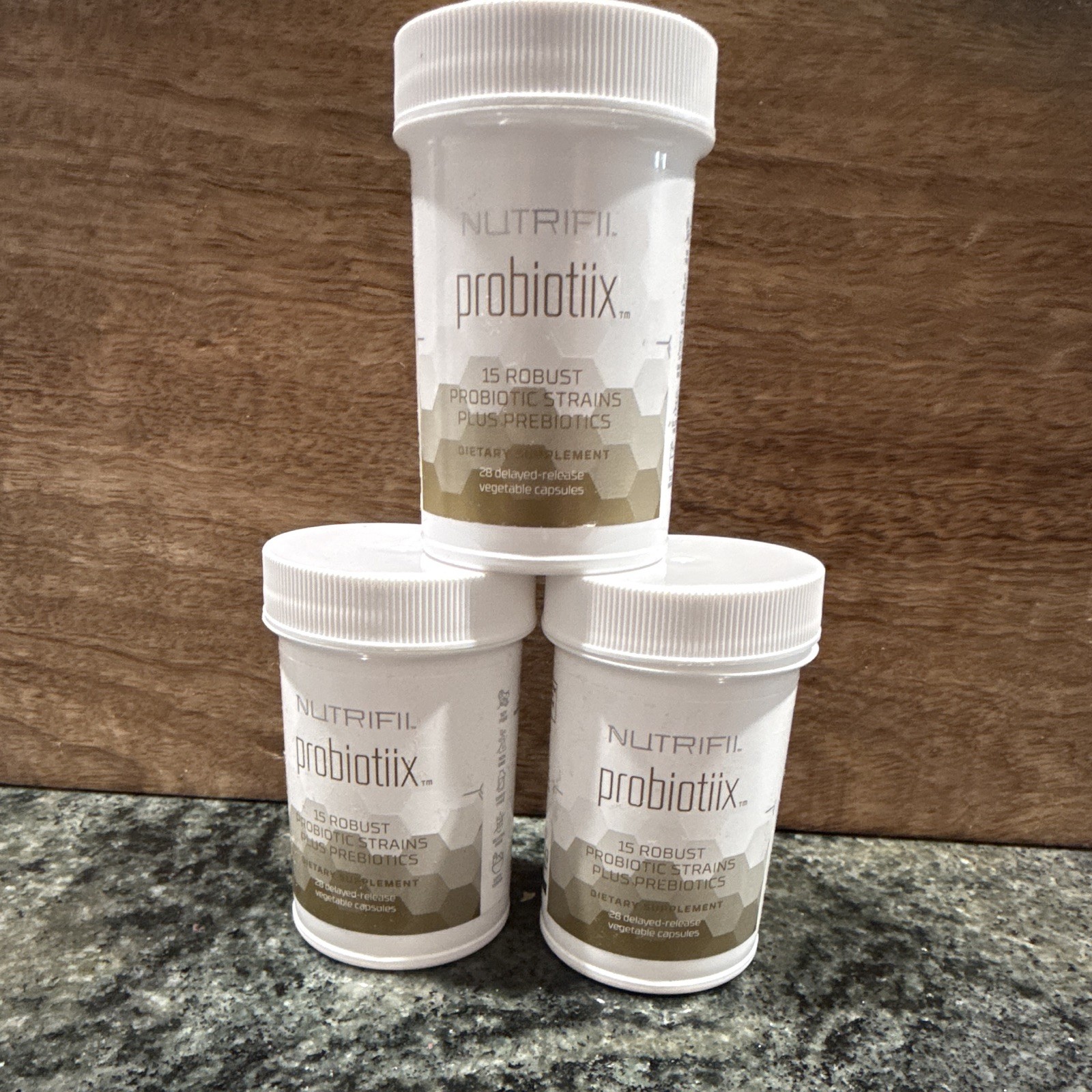 3 pack Probiotiix 15 Probiotic Strains Prebiotics Delayed-Release 28 Capsules
