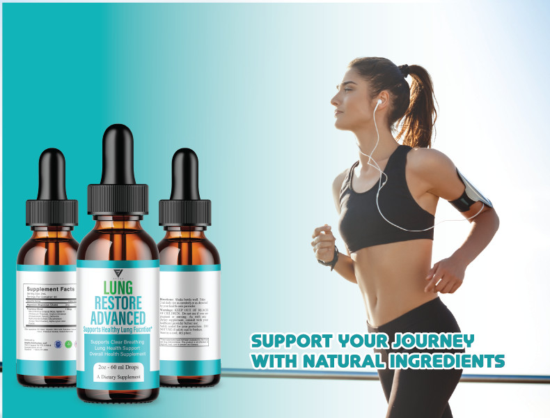 (5 Pack) Lung Restore Drops, LungRestore Advanced Lung Flow Support Drops (10oz)