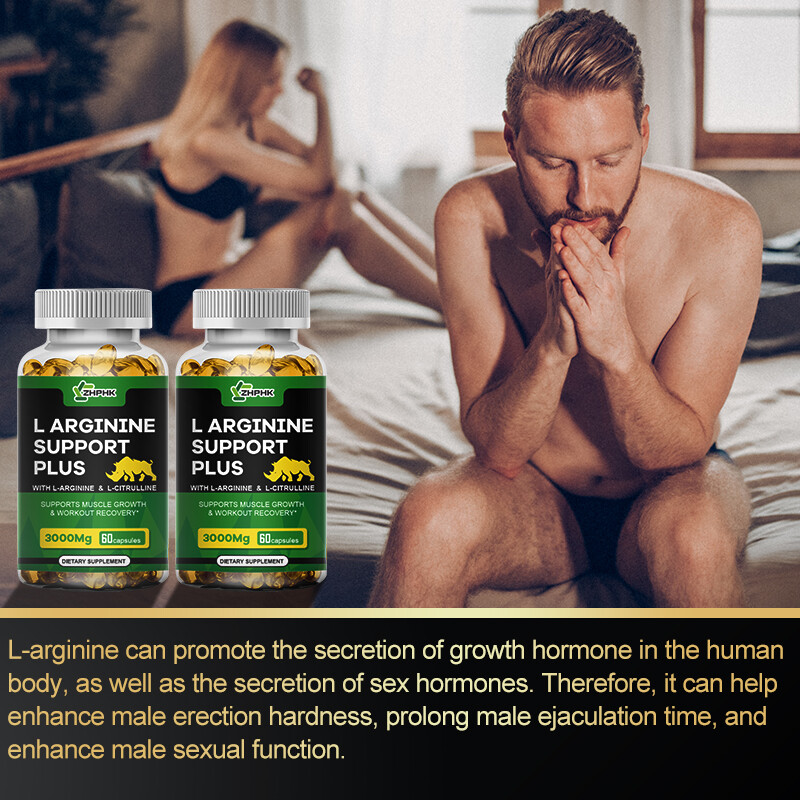 L-Arginine 120 Nitric Oxide,Testosterone Booster,Energy Support Capsules 3000 mg